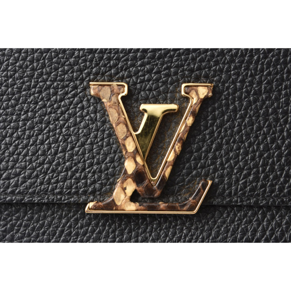 Louis Vuitton Capucines Wallet Long Python Brown - image 2